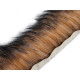 Adorno de pelo para coser, plano, ancho 9 cm - Azul oscuro (1 Metro) Adorno de pelo para coser, plano, ancho 9 cm - Azul oscuro (1 Metro)