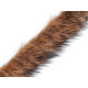 Adorno de pelo para coser, plano, ancho 9 cm - Azul oscuro (1 Metro) Adorno de pelo para coser, plano, ancho 9 cm - Azul oscuro (1 Metro)