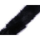 Adorno de pelo para coser, plano, ancho 9 cm - Azul oscuro (1 Metro) Adorno de pelo para coser, plano, ancho 9 cm - Azul oscuro (1 Metro)