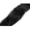 Adorno de pelo para coser, plano, ancho 9 cm - Antracita (1 Metro)