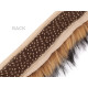 Adorno de pelo para coser, plano, ancho 9 cm - Azul oscuro (1 Metro) Adorno de pelo para coser, plano, ancho 9 cm - Azul oscuro (1 Metro)