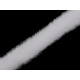 Varrható dekorációs szőrme szélessége 3 cm - Off white (1 Méter)