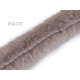 Varrható dekorációs szőrme szélessége 3 cm - Off white (1 Méter)