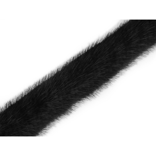 Varrható dekorációs szőrme szélessége 3 cm - Off white (1 Méter)