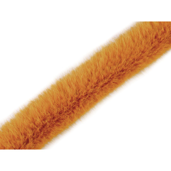 Varrható dekorációs szőrme szélessége 3 cm - Off white (1 Méter)