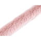 Varrható dekorációs szőrme szélessége 3 cm - Off white (1 Méter)