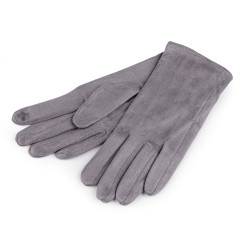 Gants femme pour écran tactile - Gris clair (1 Paire)