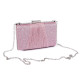 Clutch purse / evening bag - with glitter - Light pink (3 Pieces) Clutch purse / evening bag - with glitter - Light pink (3 Pieces)