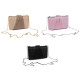 Clutch purse / evening bag - with glitter - Light pink (3 Pieces) Clutch purse / evening bag - with glitter - Light pink (3 Pieces)