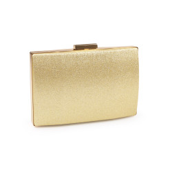 Clutch purse / evening bag - metallic - Gold lt. (1 Piece)