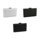 Clutch purse / evening bag - metallic - Black (1 Piece) Clutch purse / evening bag - metallic - Black (1 Piece)