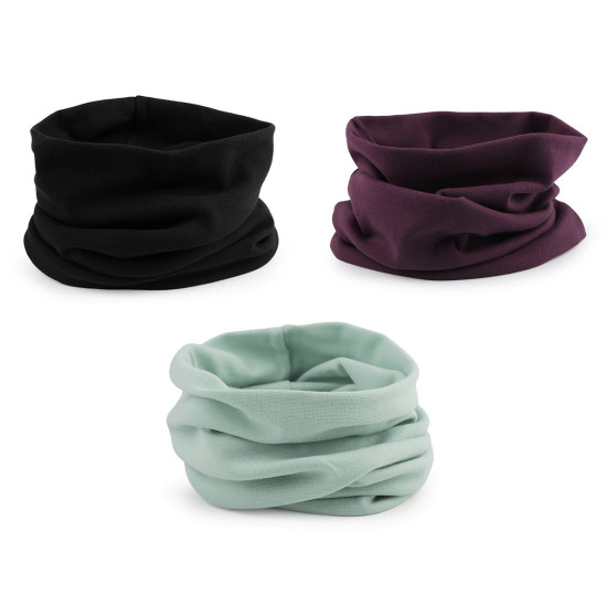 Czapka bawełniana / szalik komin unisex - Granatowy (3 Sztuki) Czapka bawełniana / szalik komin unisex - Granatowy (3 Sztuki)