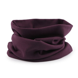Czapka bawełniana / szalik komin unisex - Fioletowy ciemny (1 Sztuka)