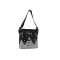 Cotton crossbody bag 33x32 cm - Black (1 Piece)