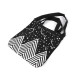 Sac à bandoulière en coton, 33 x 32 cm - Noir (4 Pièces) Sac à bandoulière en coton, 33 x 32 cm - Noir (4 Pièces)