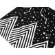 Sac à bandoulière en coton, 33 x 32 cm - Noir (4 Pièces) Sac à bandoulière en coton, 33 x 32 cm - Noir (4 Pièces)