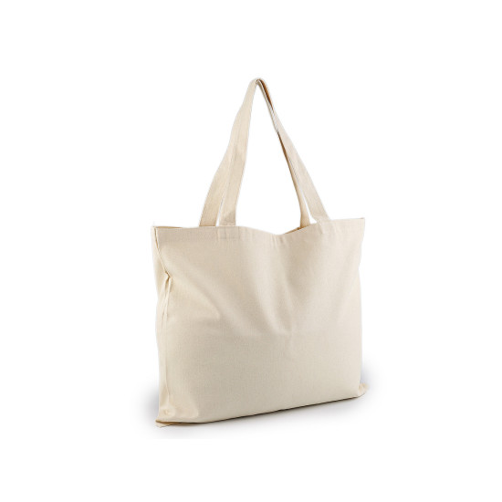 Cotton tote bag for diy painting / decorating 47x38 cm - Ecru light (1 Piece) Cotton tote bag for diy painting / decorating 47x38 cm - Ecru light (1 Piece)