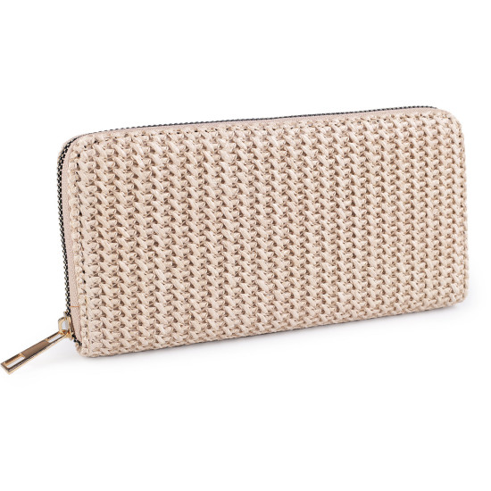 Dámská peněženka 9,5x19 cm - Přírodní sv. (1 Kus) Dámská peněženka 9,5x19 cm - Přírodní sv. (1 Kus)