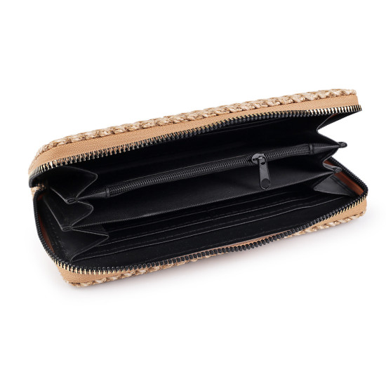 Dámská peněženka 9,5x19 cm - Přírodní sv. (1 Kus) Dámská peněženka 9,5x19 cm - Přírodní sv. (1 Kus)