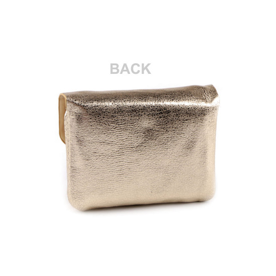 Metallic wallet 8x11 cm - Silver (1 Piece) Metallic wallet 8x11 cm - Silver (1 Piece)