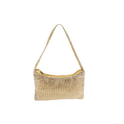 Borsa a mano, dimensioni: 22 x 13 cm - Oro chiaro (1 Pezzo)