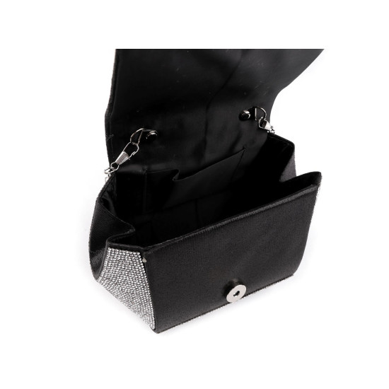 Clutch purse / evening bag - with rhinestones - Black (3 Pieces) Clutch purse / evening bag - with rhinestones - Black (3 Pieces)