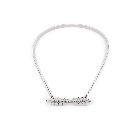 Kovový opasok pružný šírka 0,9 cm - Strieborná (1 Kus)