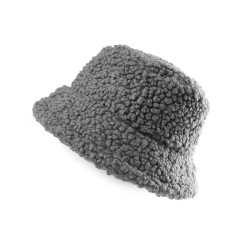 Double-sided hat teddy - Grey (1 Piece)