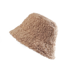 Double-sided hat teddy - Beige (1 Piece)