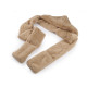 Fur hat "3in1" gloves, shawl, hood - Beige (1 Piece) Fur hat "3in1" gloves, shawl, hood - Beige (1 Piece)
