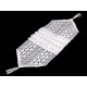 Bieżnik / obrus koronkowy 34x175 cm - White (1 Sztuka)
