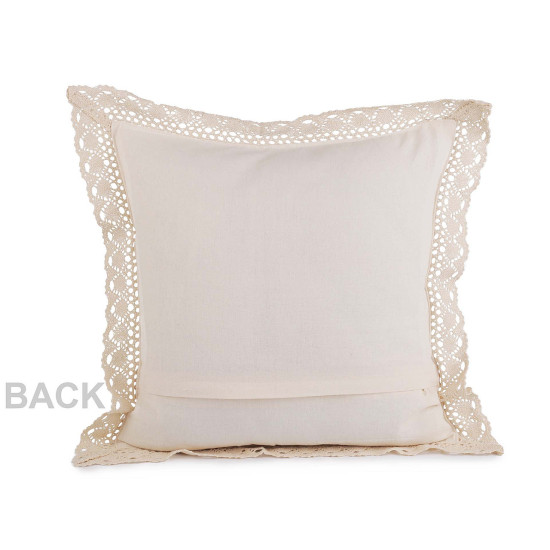 Poszewka koronkowa na poduszkę 45x45 cm - White (4 Sztuki) Poszewka koronkowa na poduszkę 45x45 cm - White (4 Sztuki)