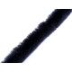 Clothing / decorative fur trim to sew-on, round, width 1.5 cm - Creamy light (1 Meter) Clothing / decorative fur trim to sew-on, round, width 1.5 cm - Creamy light (1 Meter)