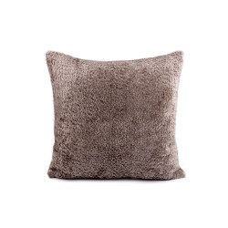 Poszewka na poduszkę 45x45 cm pluszowa - Beżowy (1 Sztuka)