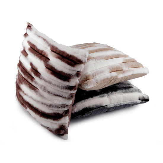 Fata de perna blanita 45x45 cm - Gri neutral (3 Bucăți)