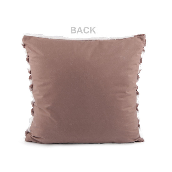 Fata de perna blanita 45x45 cm - Gri neutral (3 Bucăți)
