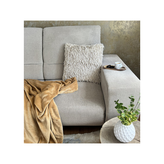 Fata de perna 45x45 cm - Bej deschis (1 Bucată) Fata de perna 45x45 cm - Bej deschis (1 Bucată)