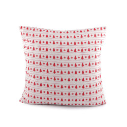 Christmas cotton pillow cover 45x45cm - Red (1 Piece)