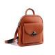Women's backpack / handbag 2in1 27x32 cm - Cognac brown (1 Piece) Women's backpack / handbag 2in1 27x32 cm - Cognac brown (1 Piece)