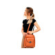 Women's backpack / handbag 2in1 27x32 cm - Cognac brown (1 Piece) Women's backpack / handbag 2in1 27x32 cm - Cognac brown (1 Piece)