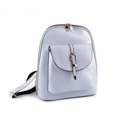 Women's backpack / handbag 2in1,  27x31 cm - Blue ice (1 Piece)