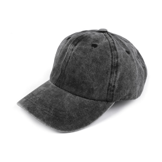 Czapka z daszkiem bawełniana unisex - Stalowy (4 Sztuki) Czapka z daszkiem bawełniana unisex - Stalowy (4 Sztuki)