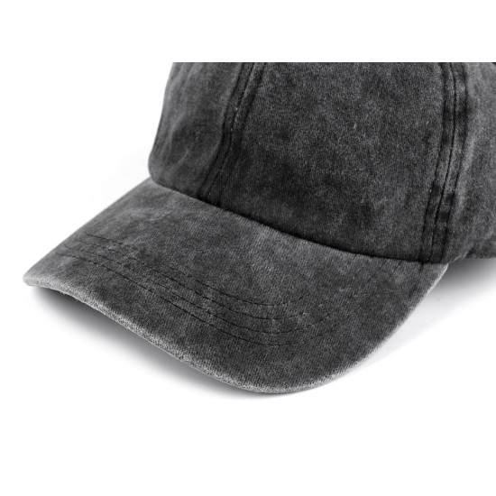 Czapka z daszkiem bawełniana unisex - Stalowy (4 Sztuki) Czapka z daszkiem bawełniana unisex - Stalowy (4 Sztuki)