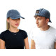 Czapka z daszkiem bawełniana unisex - Stalowy (4 Sztuki) Czapka z daszkiem bawełniana unisex - Stalowy (4 Sztuki)