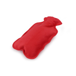 Borsa dell'acqua calda in velluto, tascabile, dimensioni: 11,5 x 18,5 cm - Rosso (1 Pezzo)