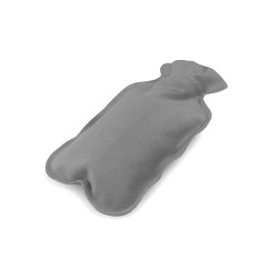 Borsa dell'acqua calda in velluto, tascabile, dimensioni: 11,5 x 18,5 cm - Grigio (1 Pezzo)