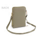 Crossbody-geldbörse mit handytasche, 11,5 x 18 cm - Schwarz (1 Stück) Crossbody-geldbörse mit handytasche, 11,5 x 18 cm - Schwarz (1 Stück)