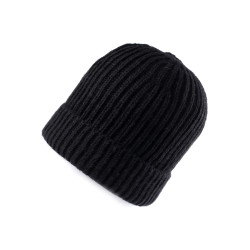 Czapka zimowa unisex - Czarny (1 Sztuka)