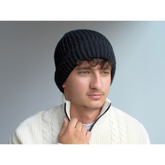 Czapka zimowa unisex - Pudrowy (3 Sztuki)