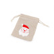 Bolsa de algodón, árbol de navidad, papá noel 8x10 cm - Arpillera (1 Pieza) Bolsa de algodón, árbol de navidad, papá noel 8x10 cm - Arpillera (1 Pieza)